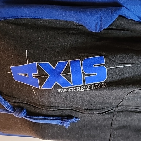 Malibu Axis Wake Research Zip-Up Hoodie, Lightweight, Size Small - Picture 4 of 7